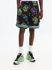 Puma Shorts Hoops X Rick And Morty Allover Print Multi