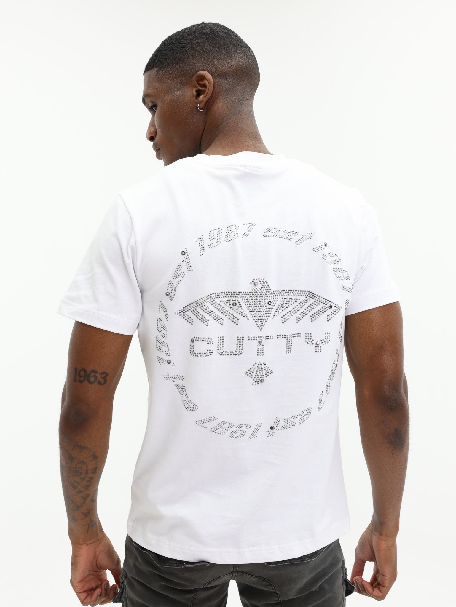 Cutty T-Shirt Bolts Logo White