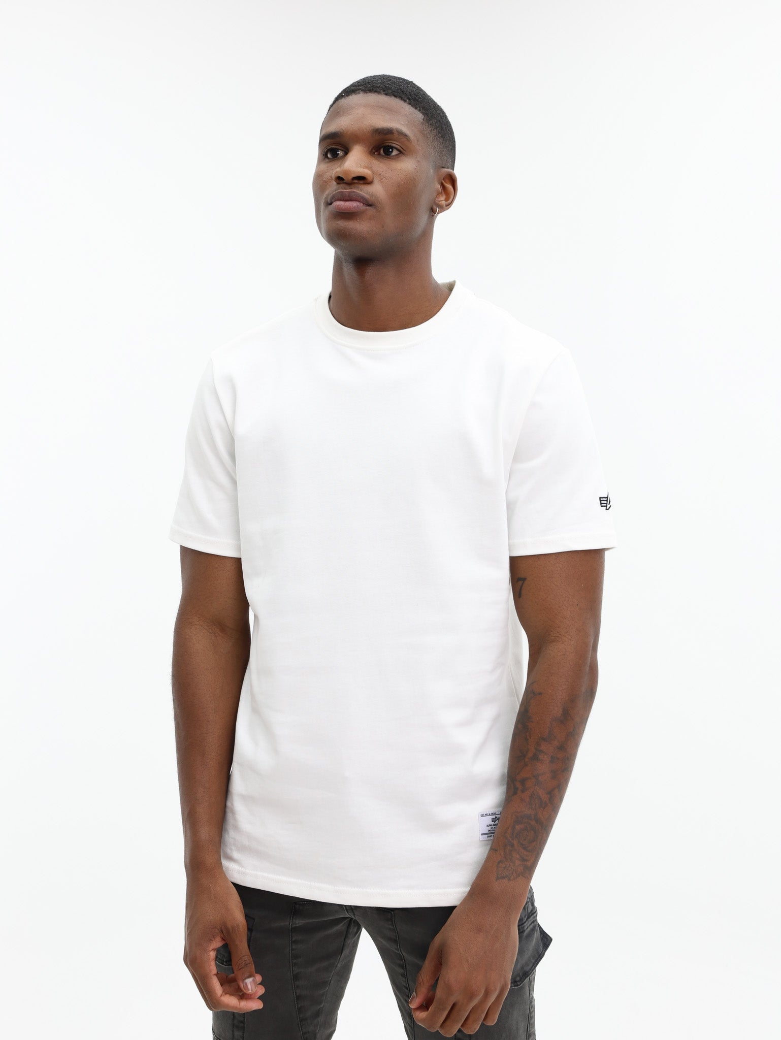 Alpha Industries T-Shirt Ai Multi Back Print Off-White
