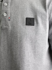 Polo Golfer Active Badge Grey Melange