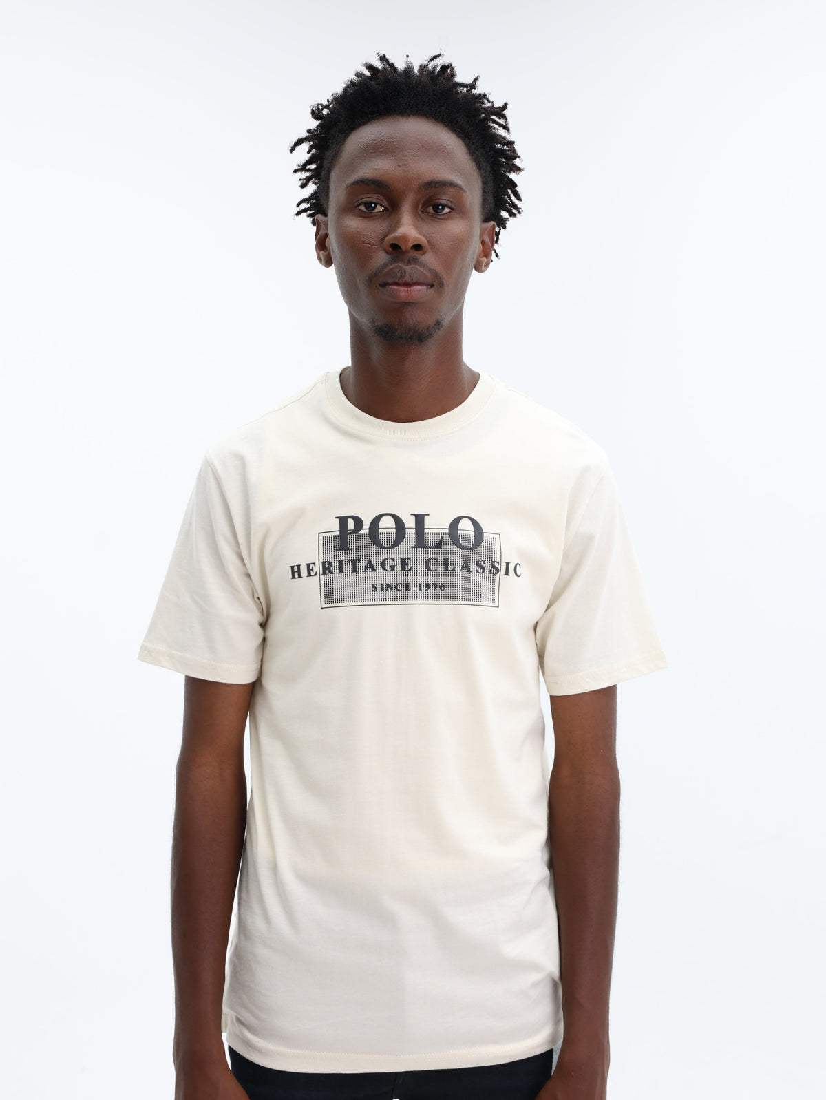 Polo T-Shirt Printed Graphic Off White