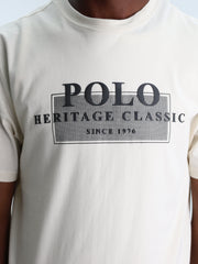 Polo T-Shirt Printed Graphic Off White