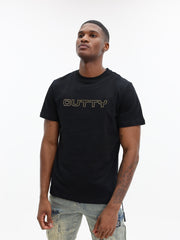 Cutty T-Shirt Studded Logo Black