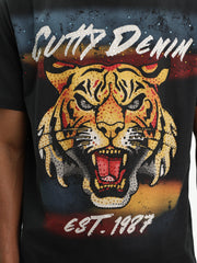 Cutty T-Shirt Graphic Tiger Black