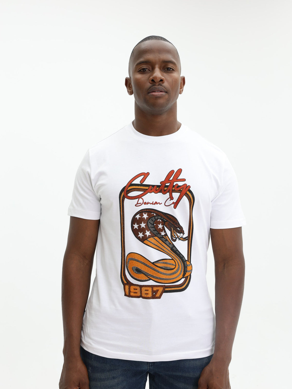 Cutty T-Shirt Cobra White