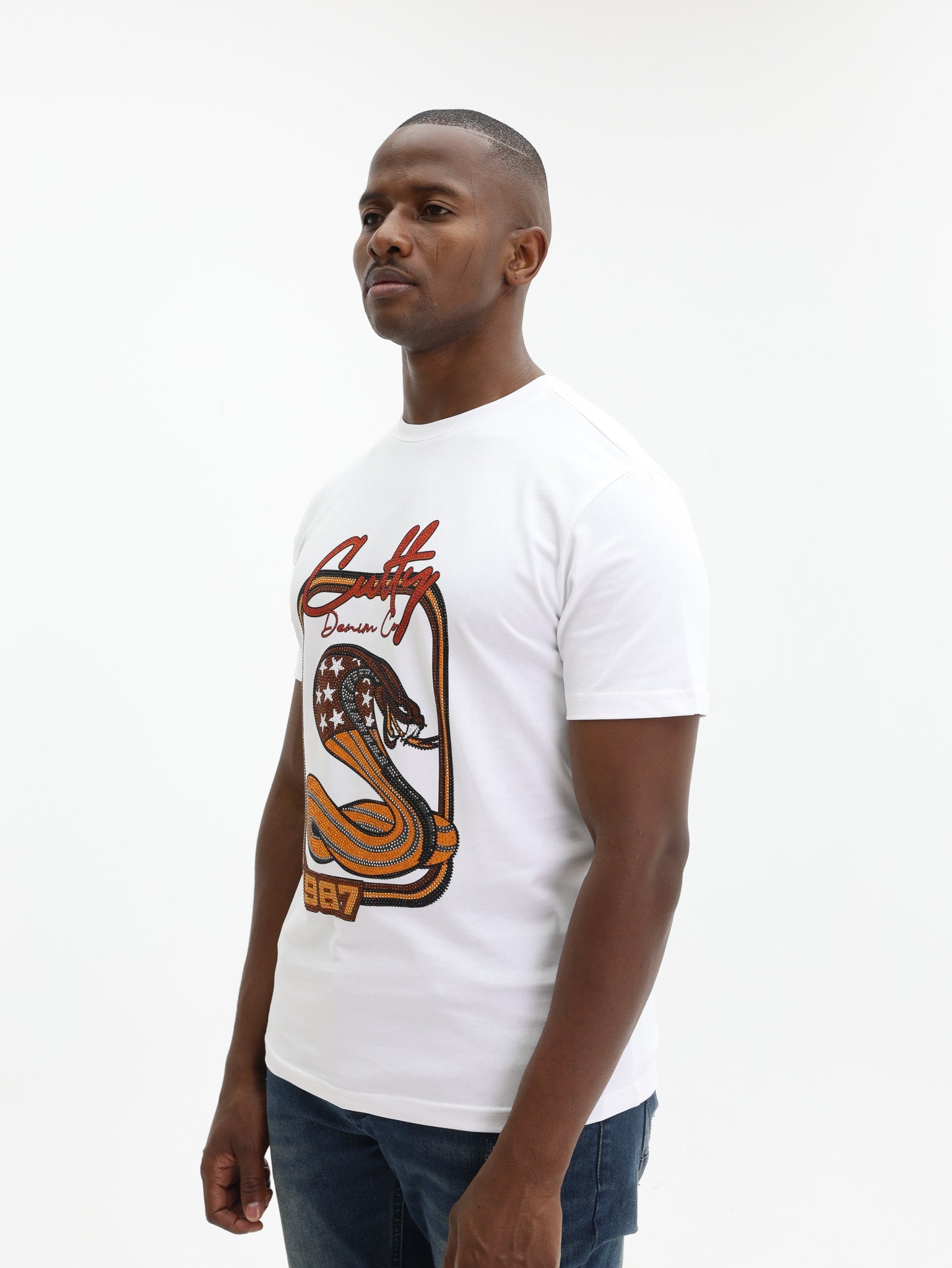 Cutty T-Shirt Cobra White