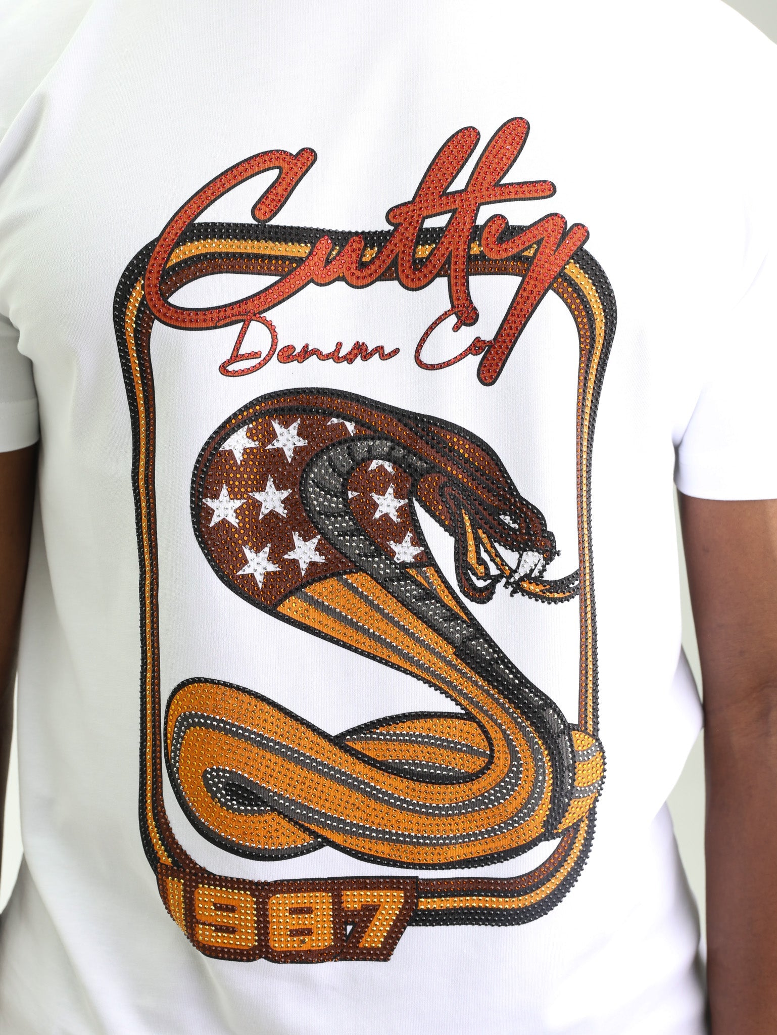 Cutty T-Shirt Cobra White