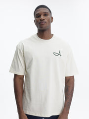 Fade T-Shirt Signature Boxy A Off-White