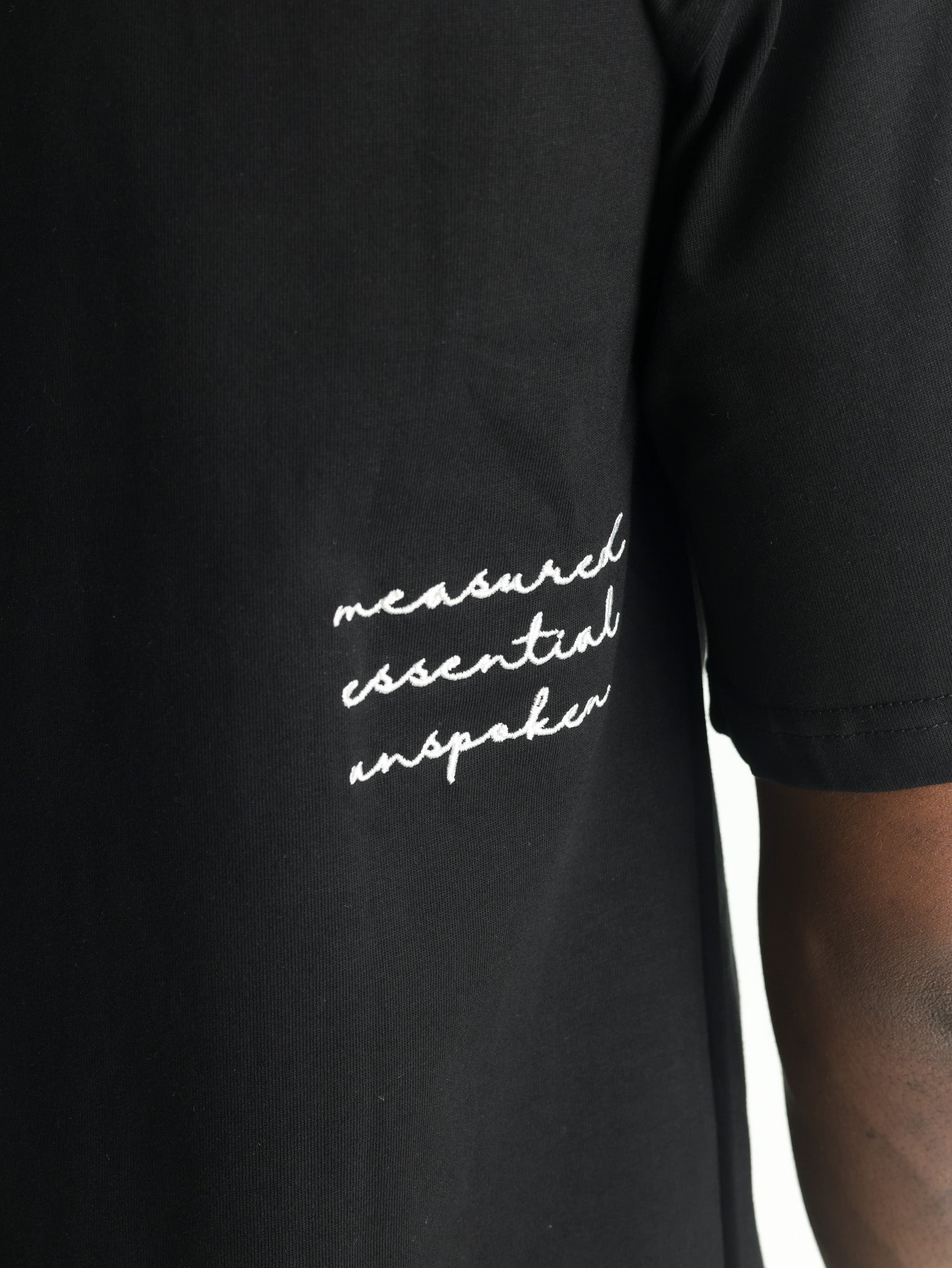 Fade T-Shirt Signature Boxy A Black