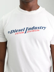 Diesel T-Shirt T-Diegor Logo White