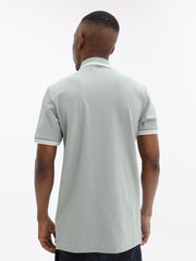 G-Star Golfer Dunda Slim Stripe Iceberg Green