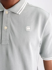 G-Star Golfer Dunda Slim Stripe Iceberg Green