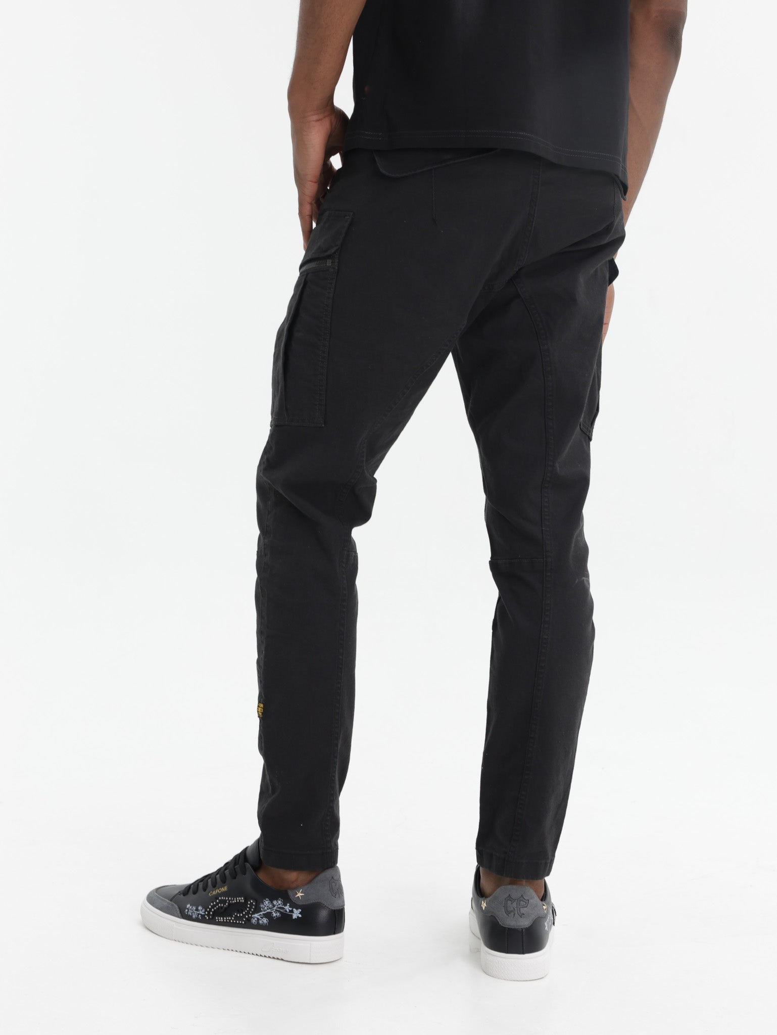 G-Star Cargo Pants Zip Pkt 3D Skinny Black