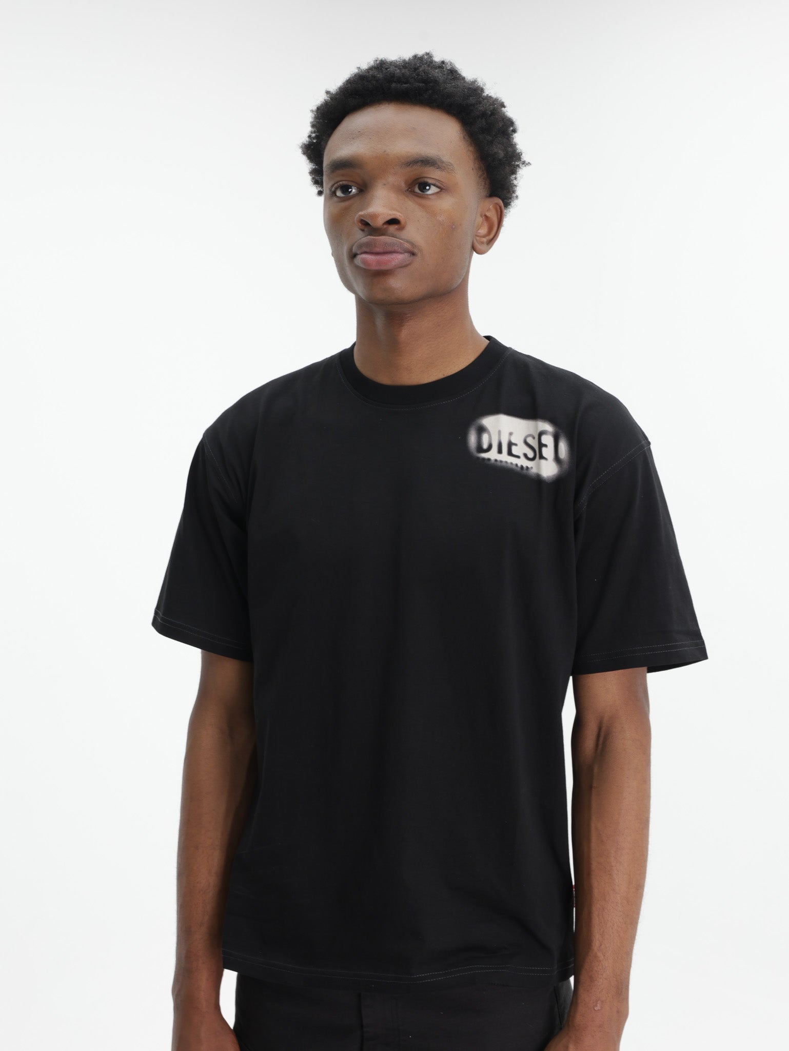 Diesel T-Shirt Boxt-V2 Relaxed Black