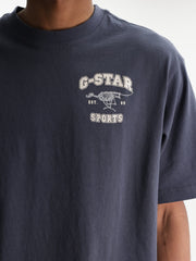 G-Star T-Shirt Running Dog Back Gr Boxy India Ink