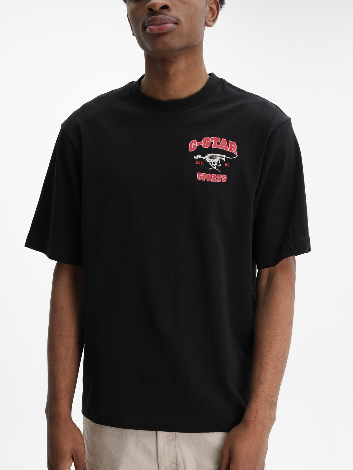 G-Star T-Shirt Running Dog Back Gr Boxy Black