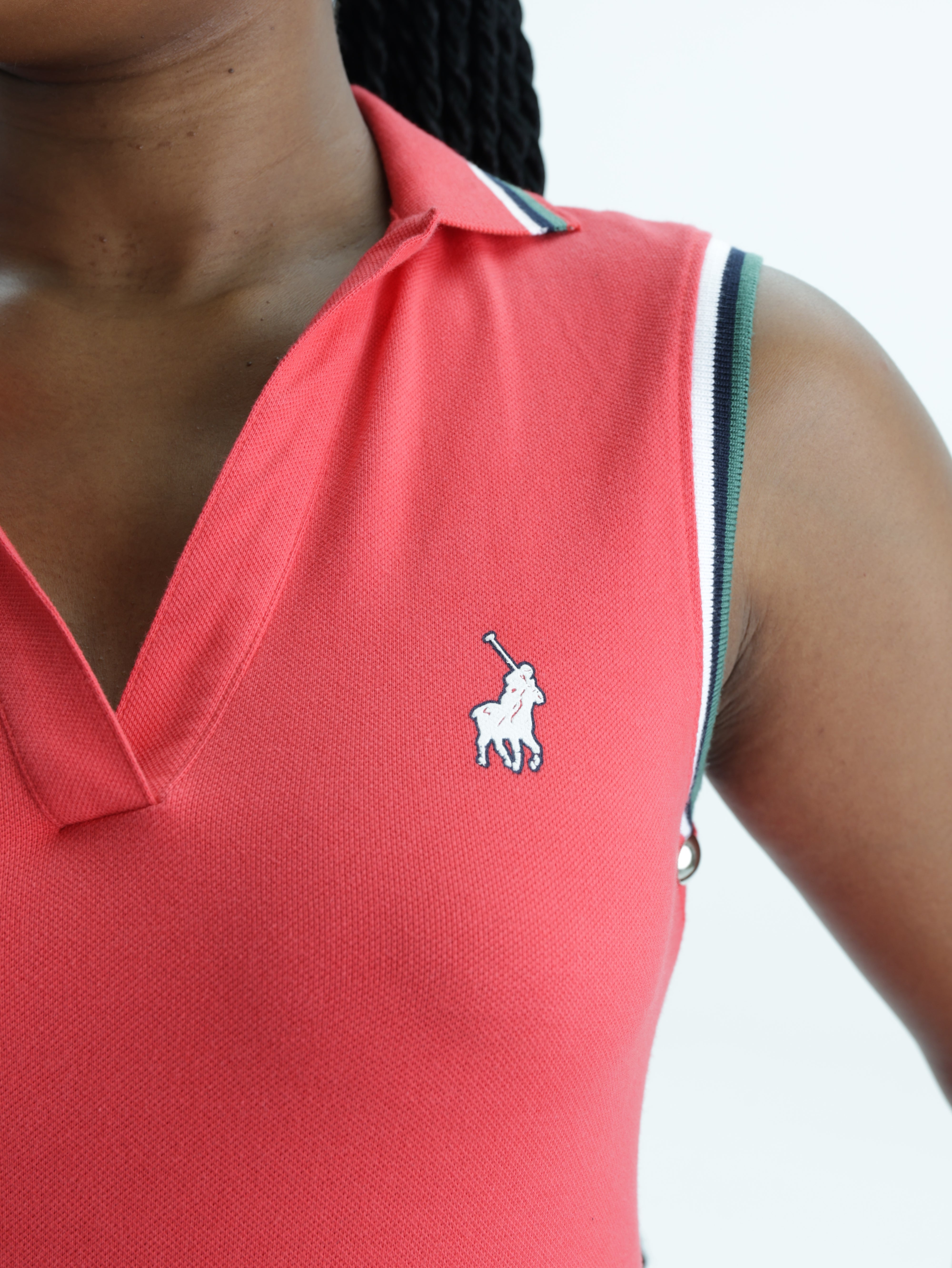 Polo Dress Kayla Johnny Golfer Collar Sunset