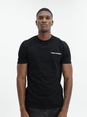 Polo T-Shirt Sport Big Logo Black