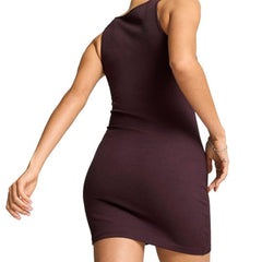Puma Dress Classics Ribbed Sleeveless Purple