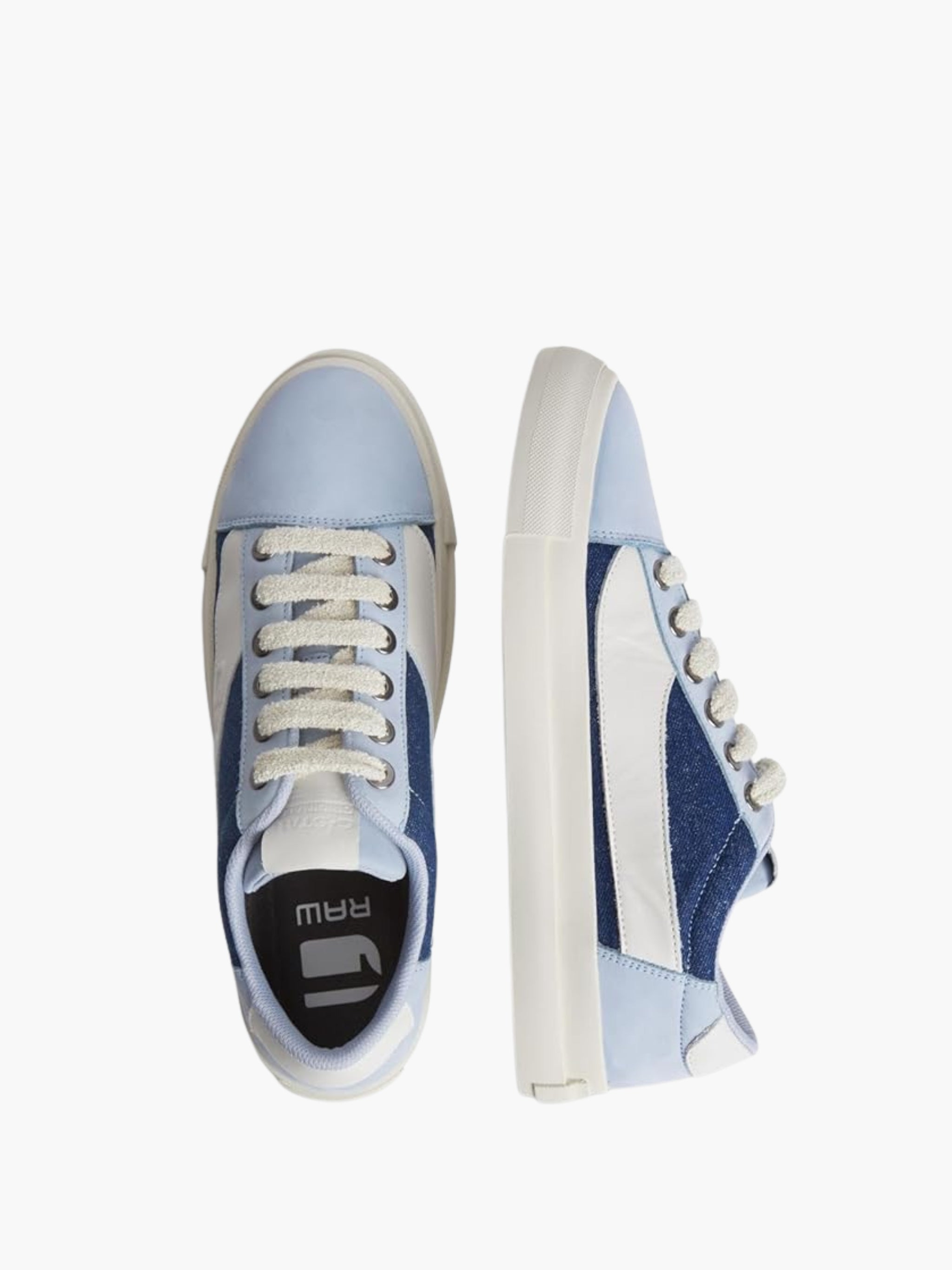 G-Star Sneakers D371 Loom Dnm Light Blue-Off White