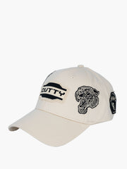 Cutty Cap Logo Lion Applique Cream