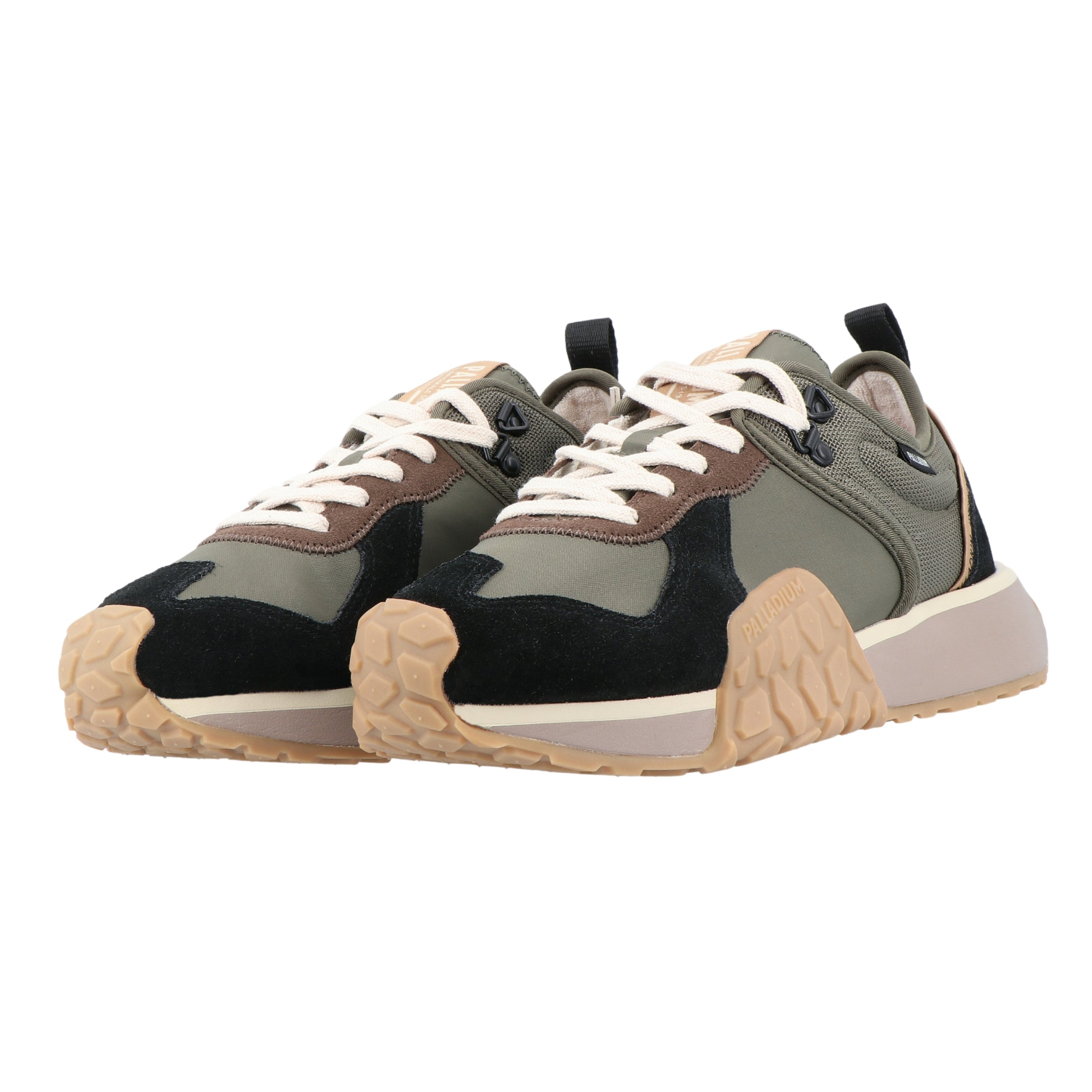 Palladium Sneaker Troop Runner Olive-Black-Beige