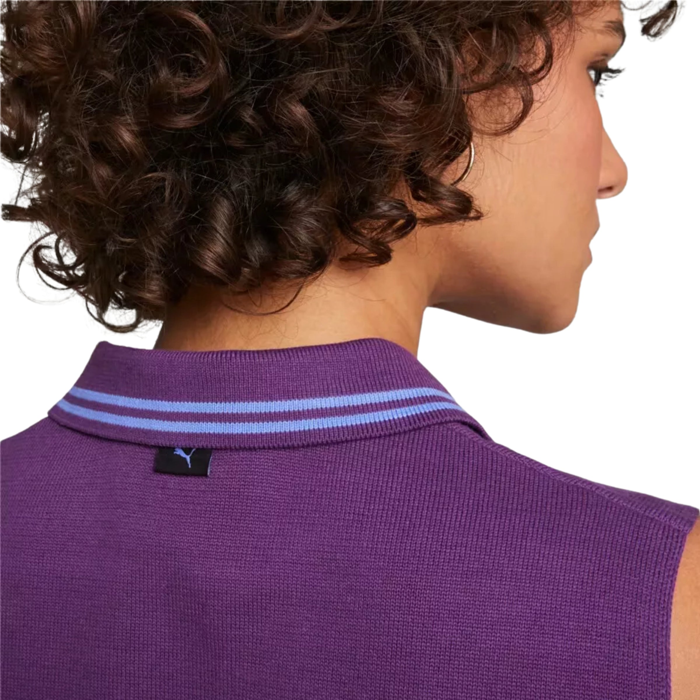 Puma Lds Golfer X Dapper Dan Sleeveless Crop Purple