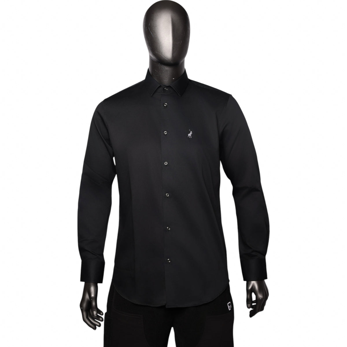 Polo Shirt Classic Custom Fit Greig Black