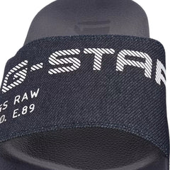 G-Star Slide Cart V Denim Logo Dark Navy
