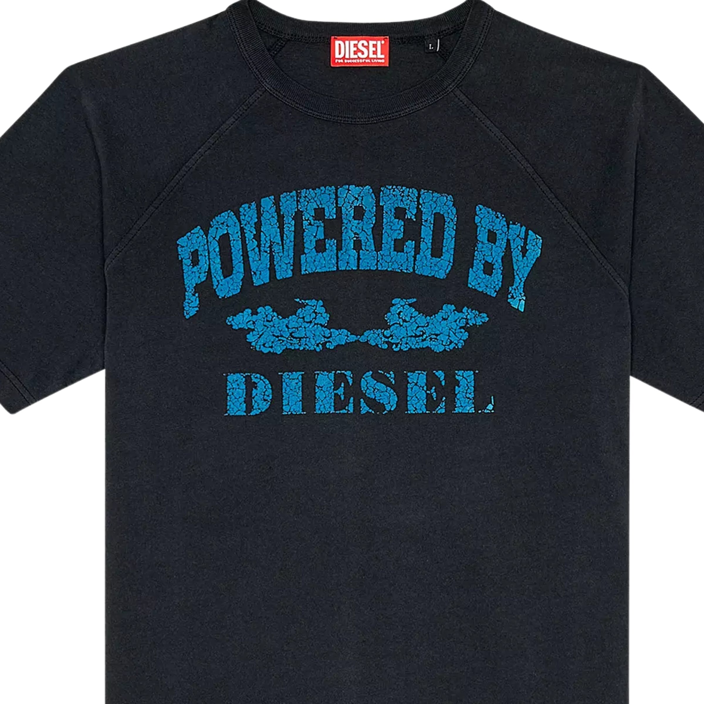 Diesel T-Shirt Rust Logo Black