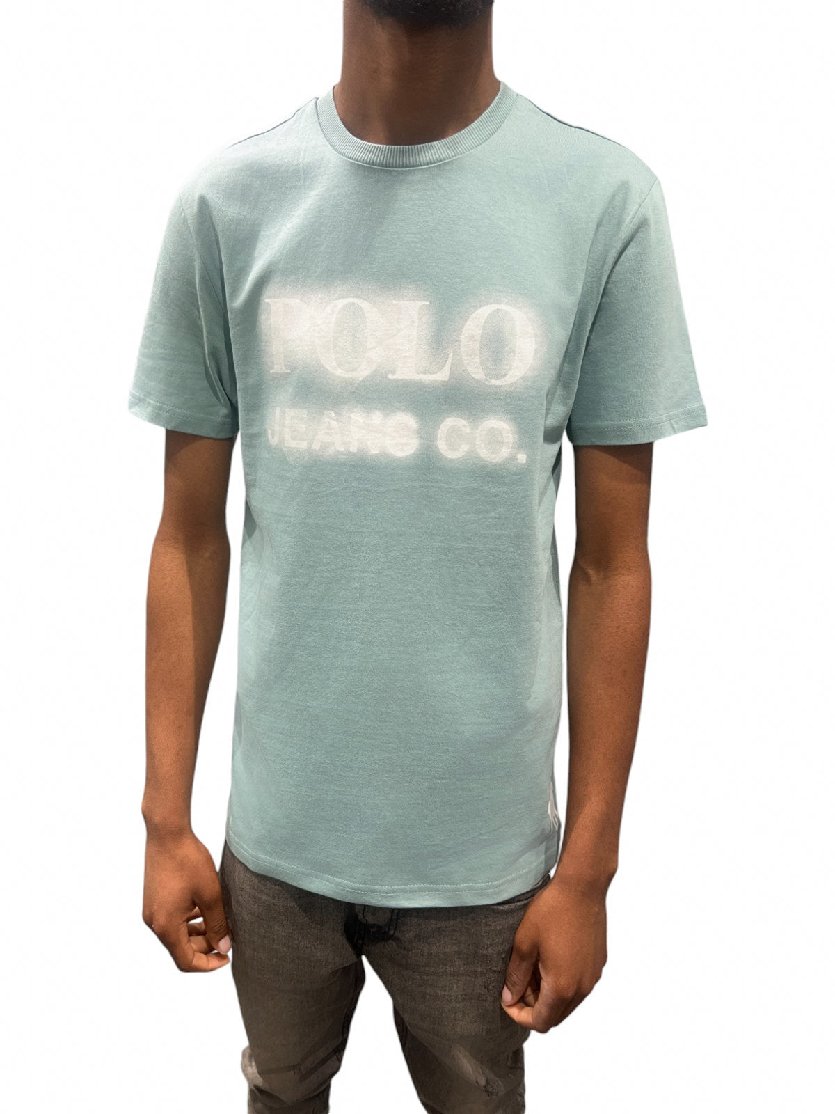 Polo T-Shirt Pjc Block Logo Aqua