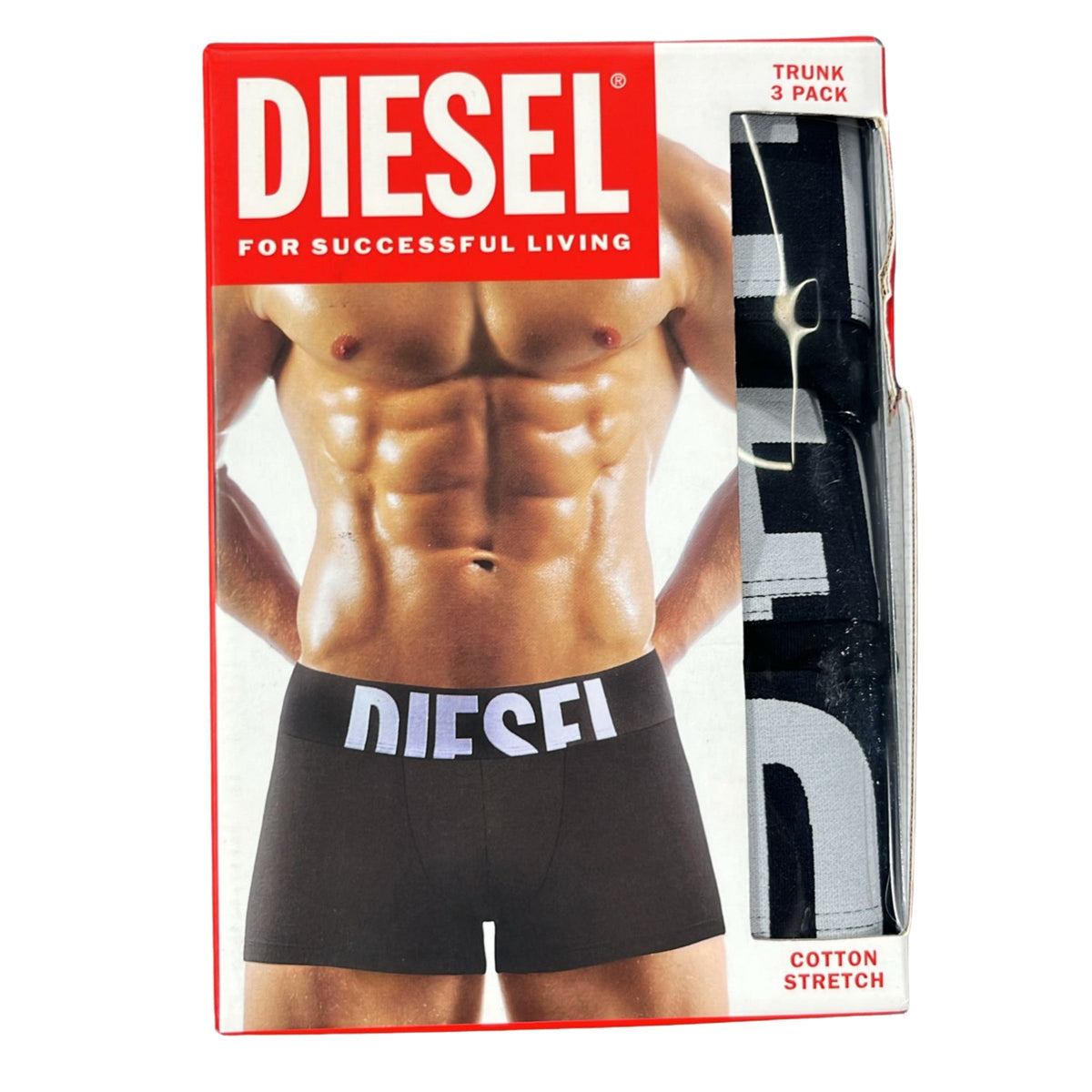 Diesel Boxers Damien 3 Pack Black-White