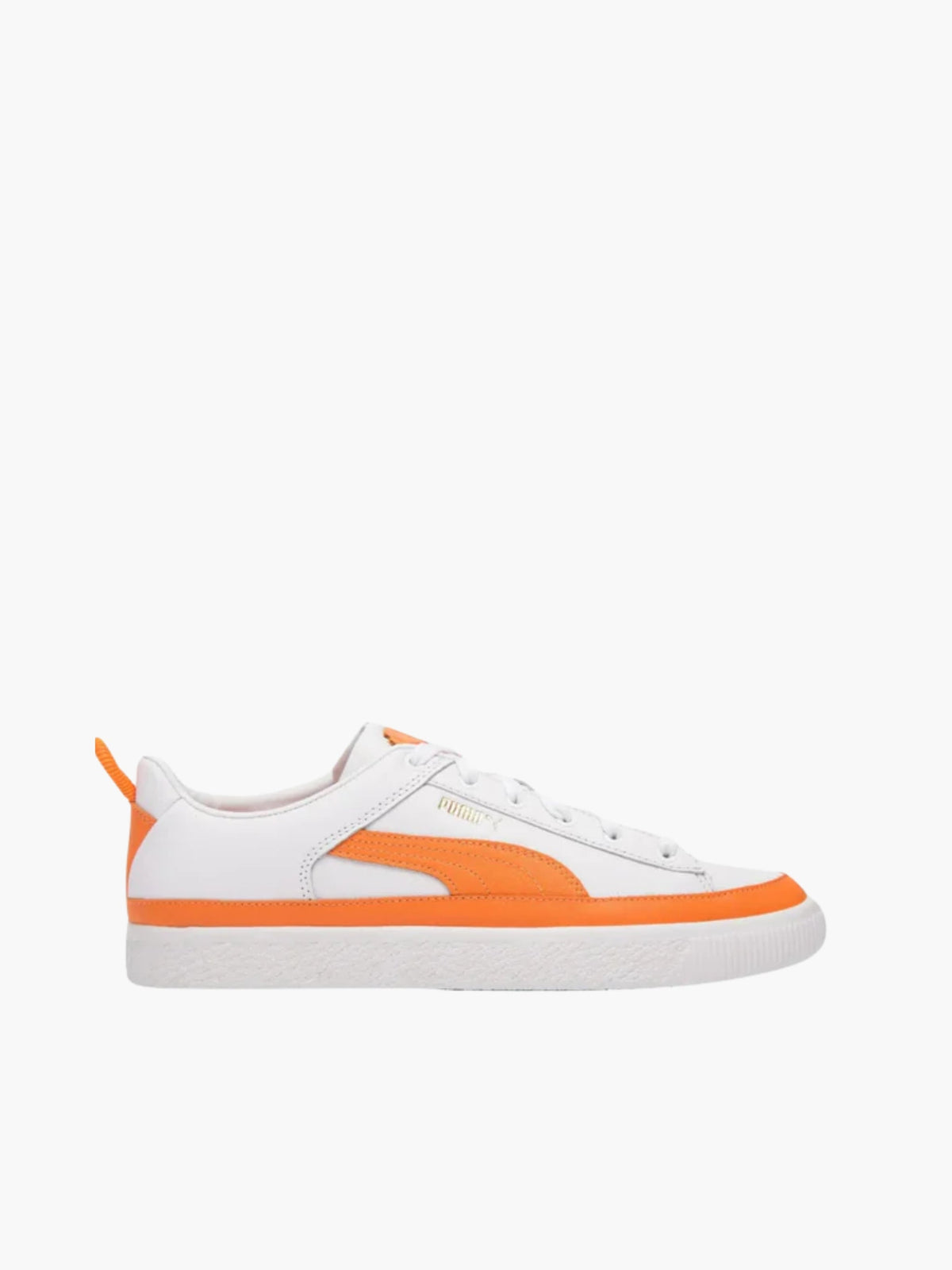 Puma Sneaker Basket Vtg Pronounce White-Vibrant Orange