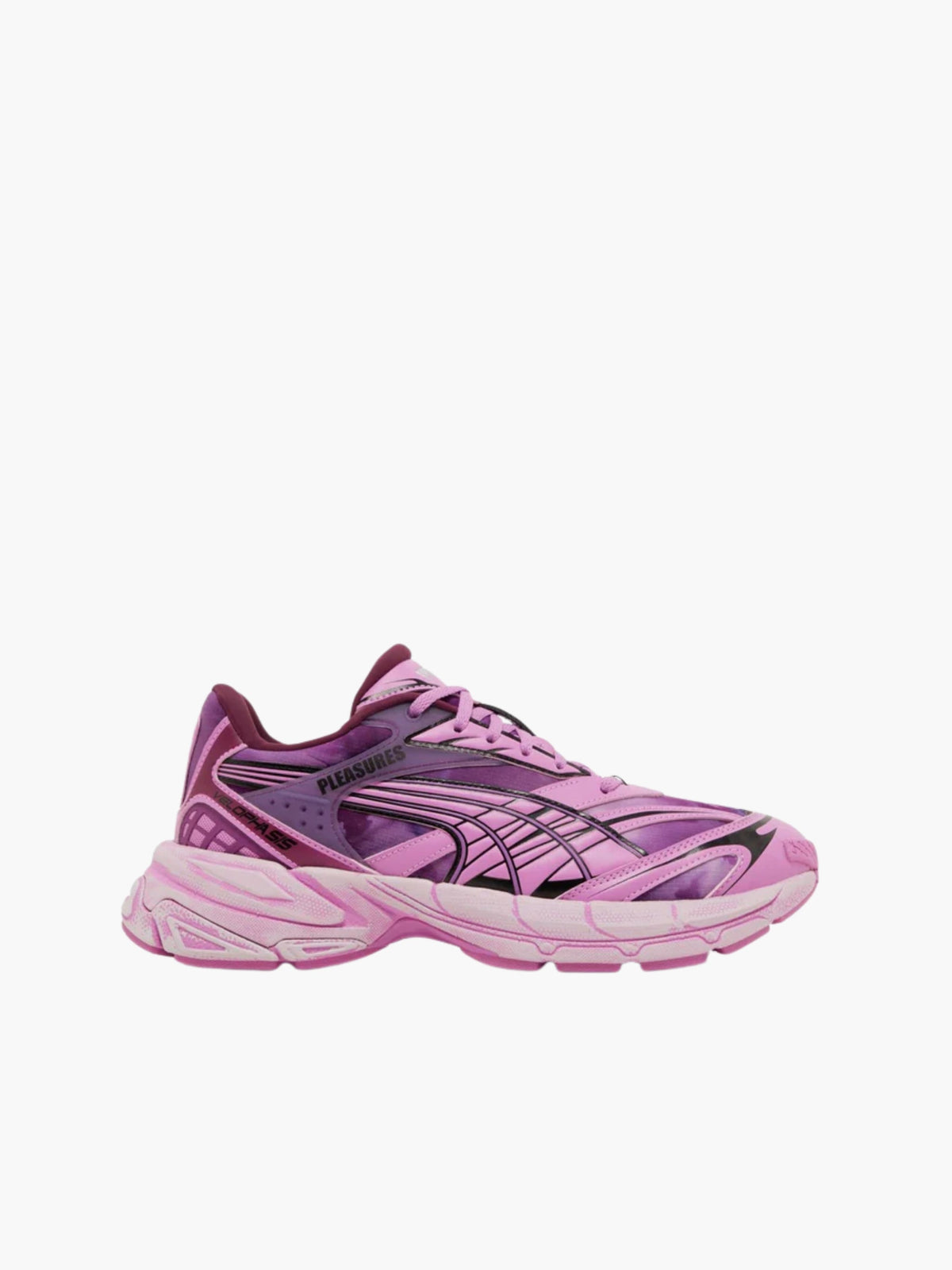 Puma Sneaker Velophasis Overdyed Pleasures Purple/Fucshia Black-White