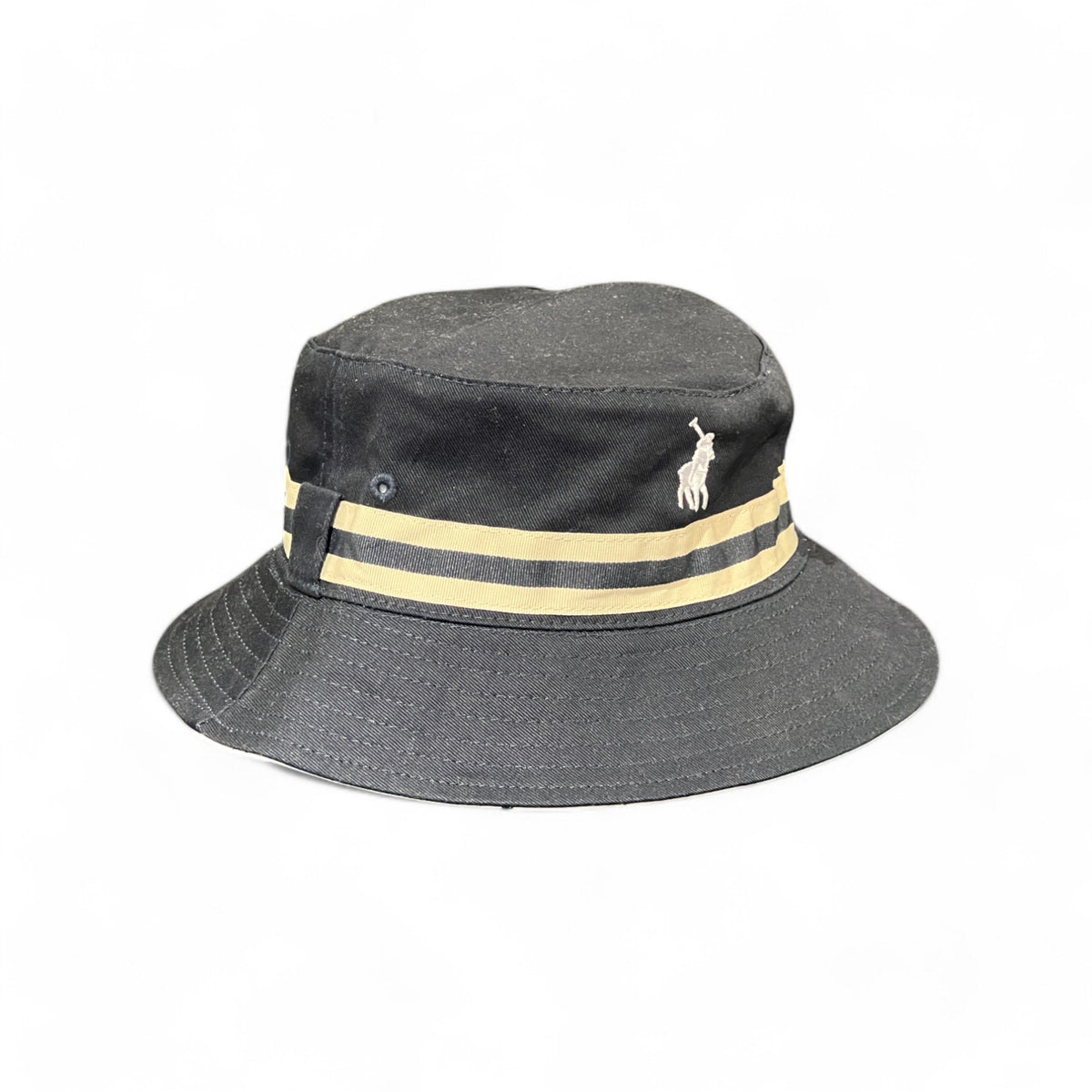 Polo Bucket Hat Monogram Reversible Navy-White